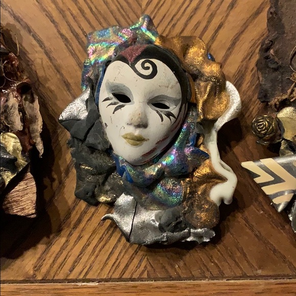 Set of 3 vintage homemade pins - Picture 3 of 8